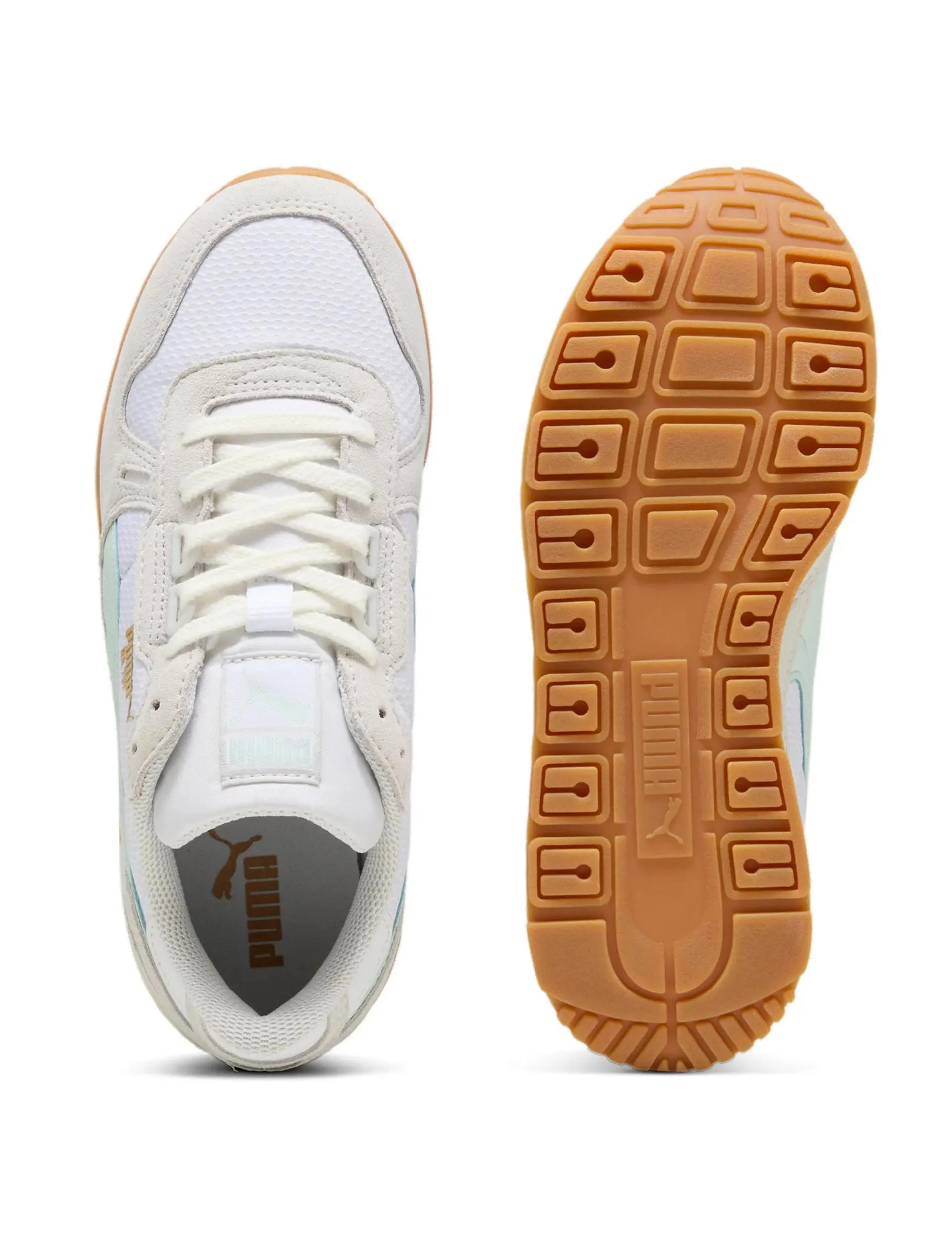 sandy terrain RX 737 Mesh Sneakers - White/Gum