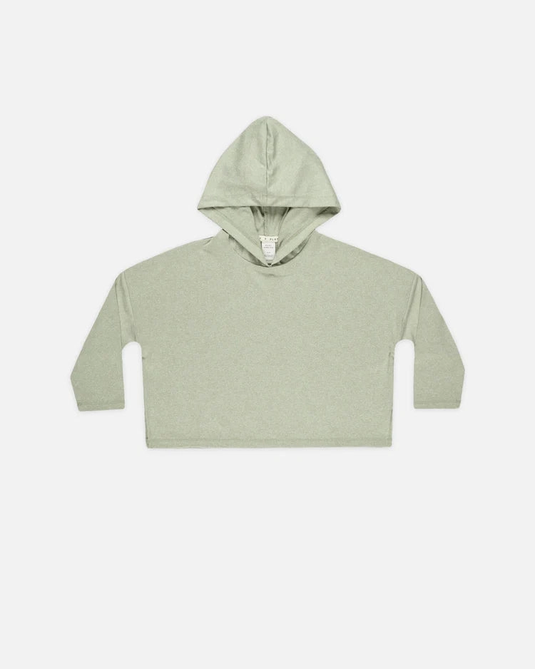 Rylee & Cru Catalina Tech Hoodie - Heathered Sage nylon Youthful