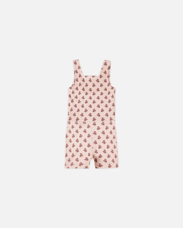 Kid's size Skiing wear for children Rylee & Cru Malibu Bodysuit - Blush Fleur