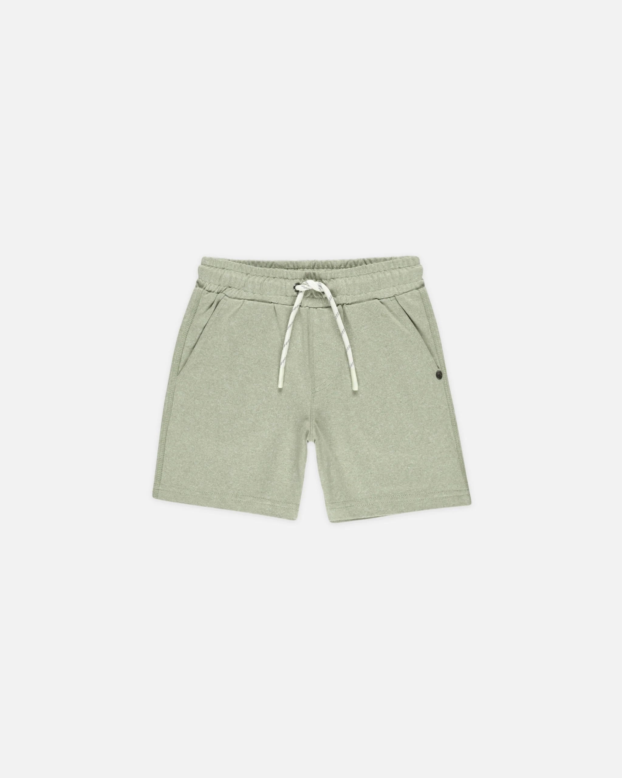 Rylee & Cru Oceanside Tech Short - Heathered Sage Indoor