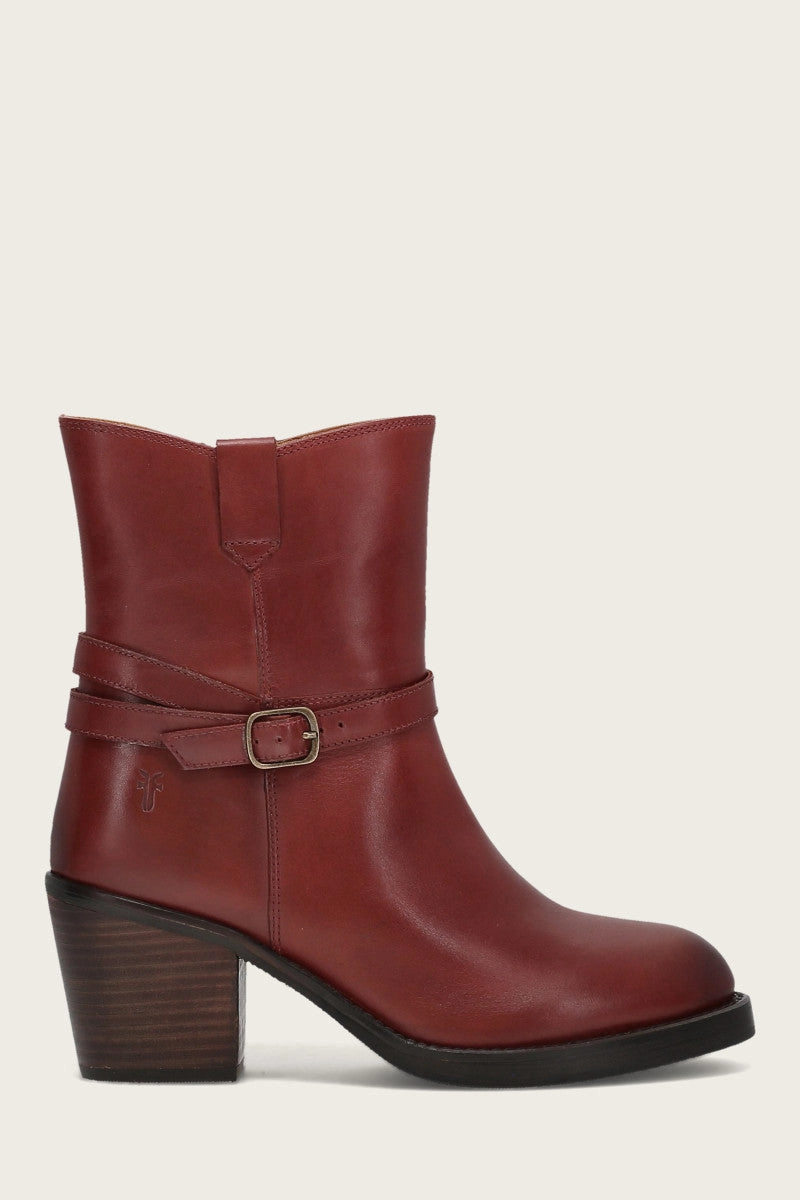 Bootie Cut Rugged Build Rylee Belted Inside Zip