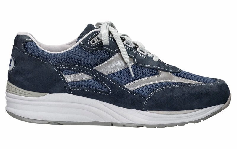 QuickDry Material SAS Men's Journey Mesh Lace Up Sneaker - Blue