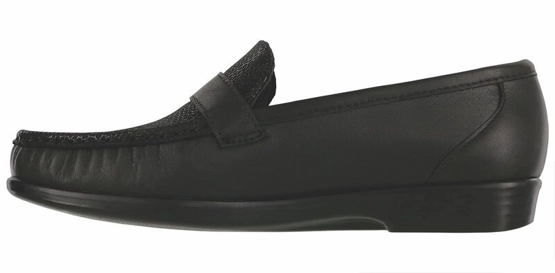 SAS Women's Lara Slip On Loafer - Black Marsh Model Glow