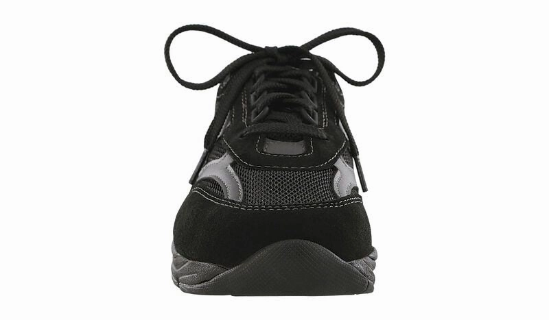 SAS Women's Tour Mesh Lace Up Sneaker - Black clean look