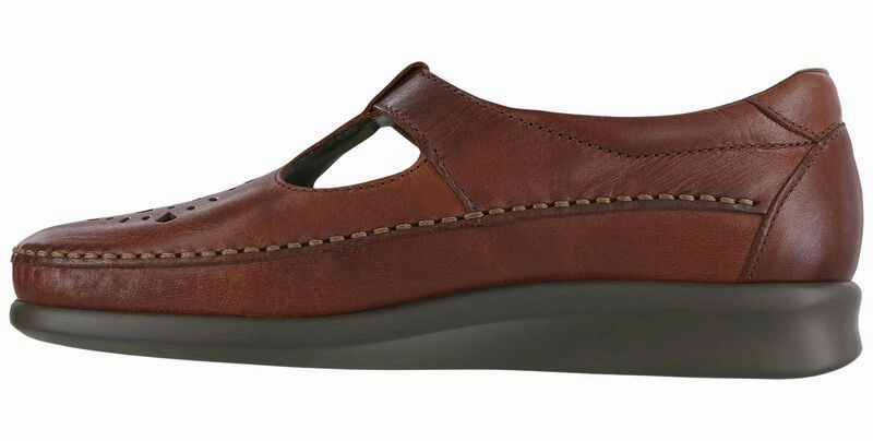 RecycledBlend OekoTexCertified SAS Women's Willow Slip On Loafer - Walnut