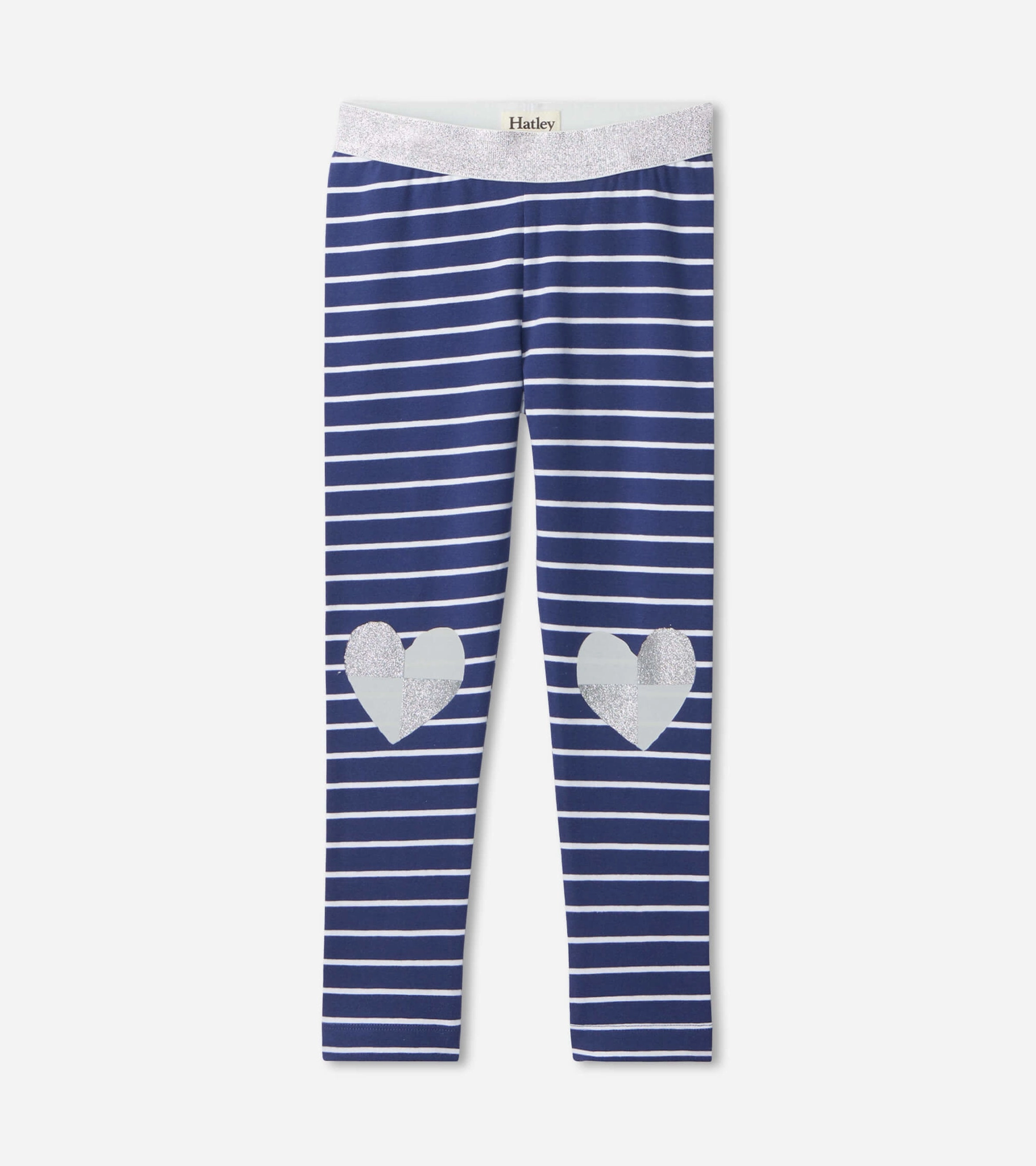 Hatley Leggings - Glitter Hearts Low - cost Iridescent kids' apparel