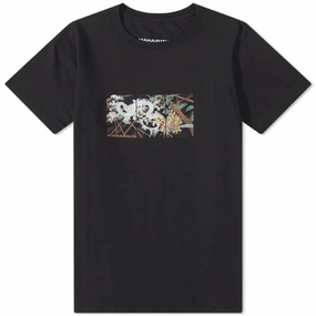 Maharishi Triptcych Water Dragon T-Shirt 'Black' DoubleLayeredEdging