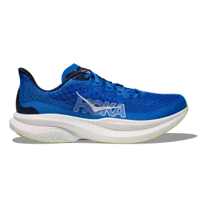 zip - up - feature shoes Hoka Mach 6 - Electric Cobalt - Varsity Navy