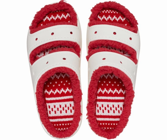 Crocs Unisex Cozzzy Holiday Sweater Sandal - Multi EcoDye Process