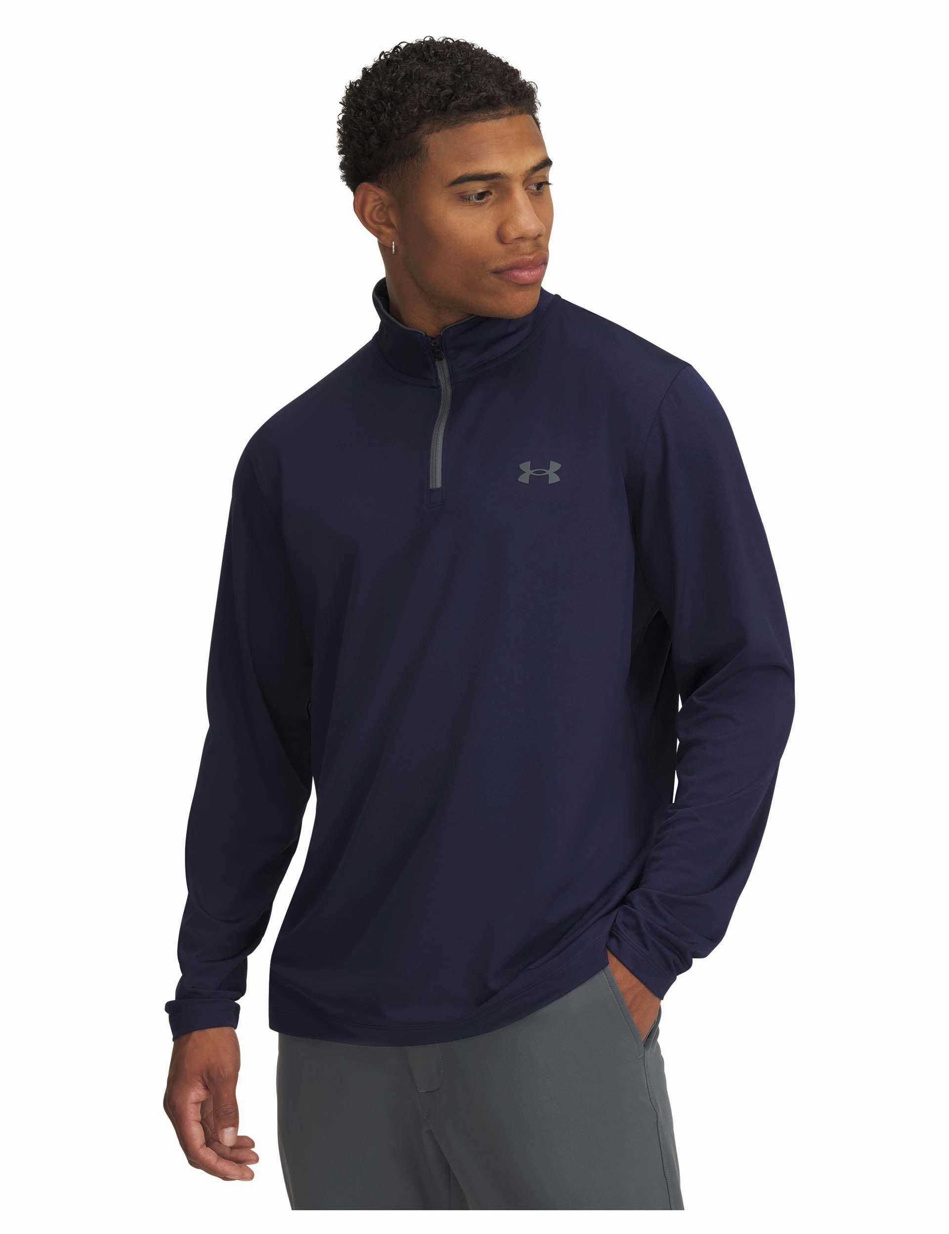 Matchplay 1/4 Zip - Midnight Navy Trendy Cut