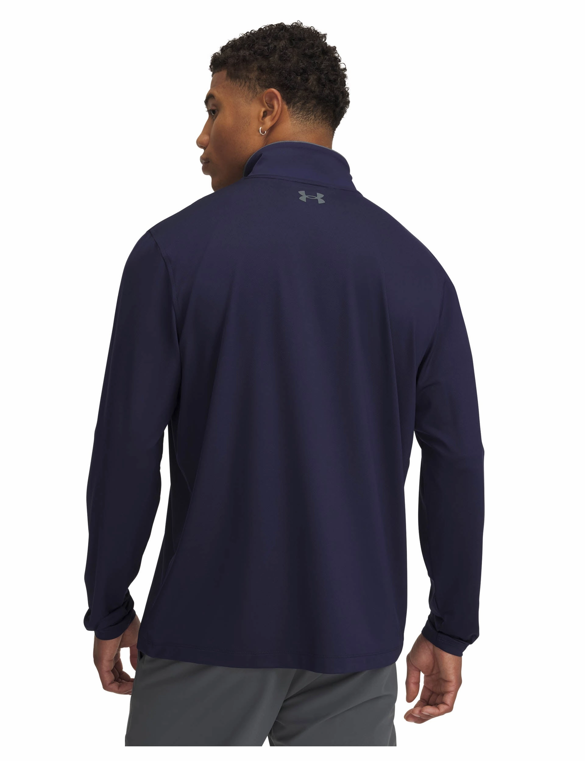 Sustainable Base Lake Glow Matchplay 1/4 Zip - Midnight Navy