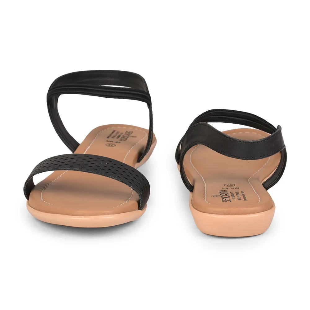 Senorita Casual (Black) Sandals For Women By Liberty Focus - boosting