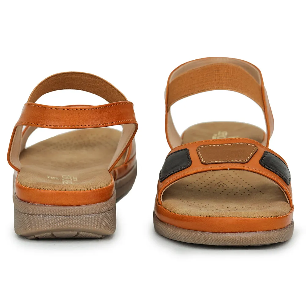 Senorita Casual (Tan) Sandals For Women M17-11 By Liberty Grip Technology foot - fatigue - reduction