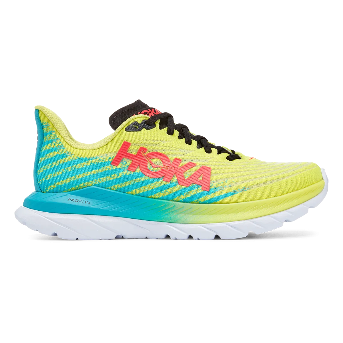 running in a fen area shoes Hoka Mach 5