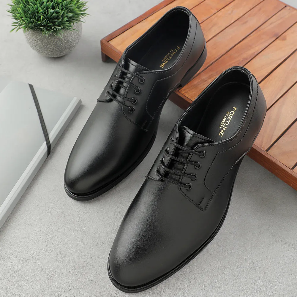 high - end - performance shoes Fortune Black Lacing Formal Oxford Shoes For Men HML-11E By Liberty