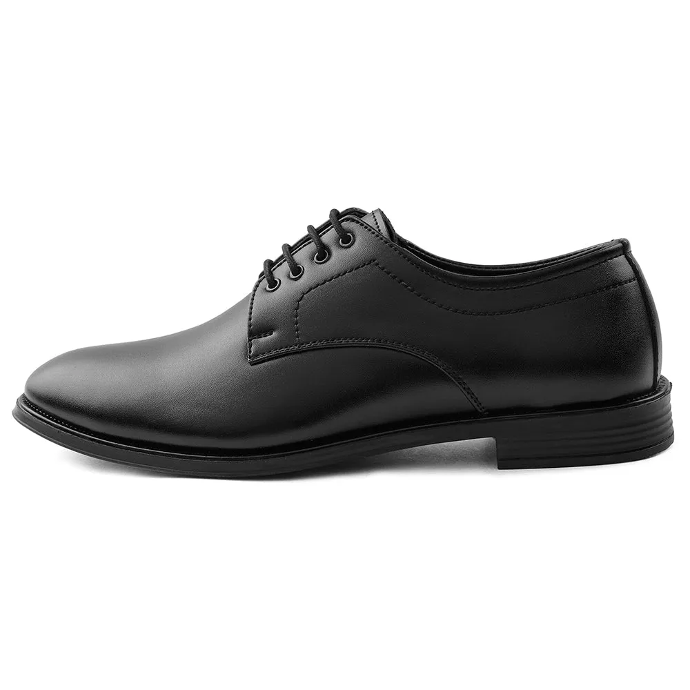 warm - weather running shoes EVA - midsole - comfort shoes Fortune Black Lacing Formal Oxford Shoes For Men HML-11E By Liberty