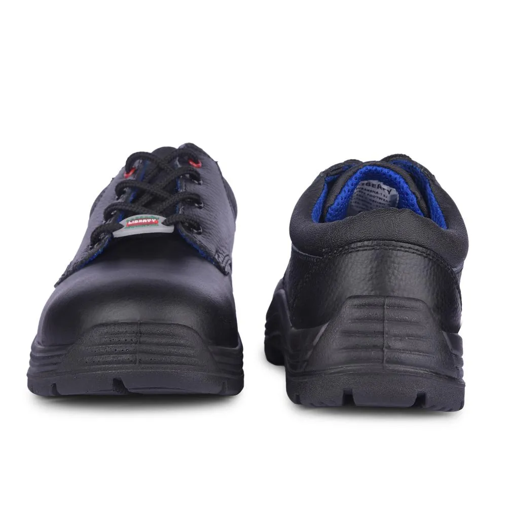 Freedom By Liberty Mens SURKSHA1SJ Black Safety Lacing Shoes Impact Control