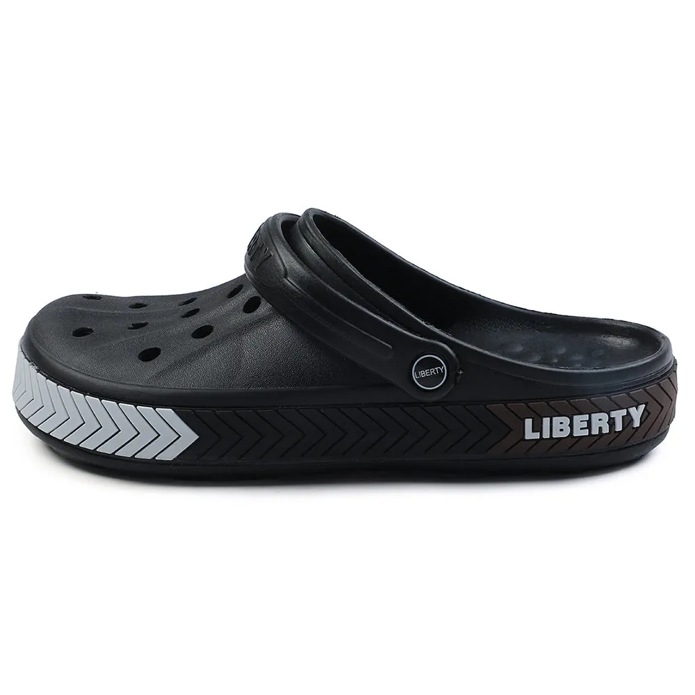 A-HA Black Casual Slip-on Clogs For Men LITEWALKXT By Liberty high-top shoes Running Performance
