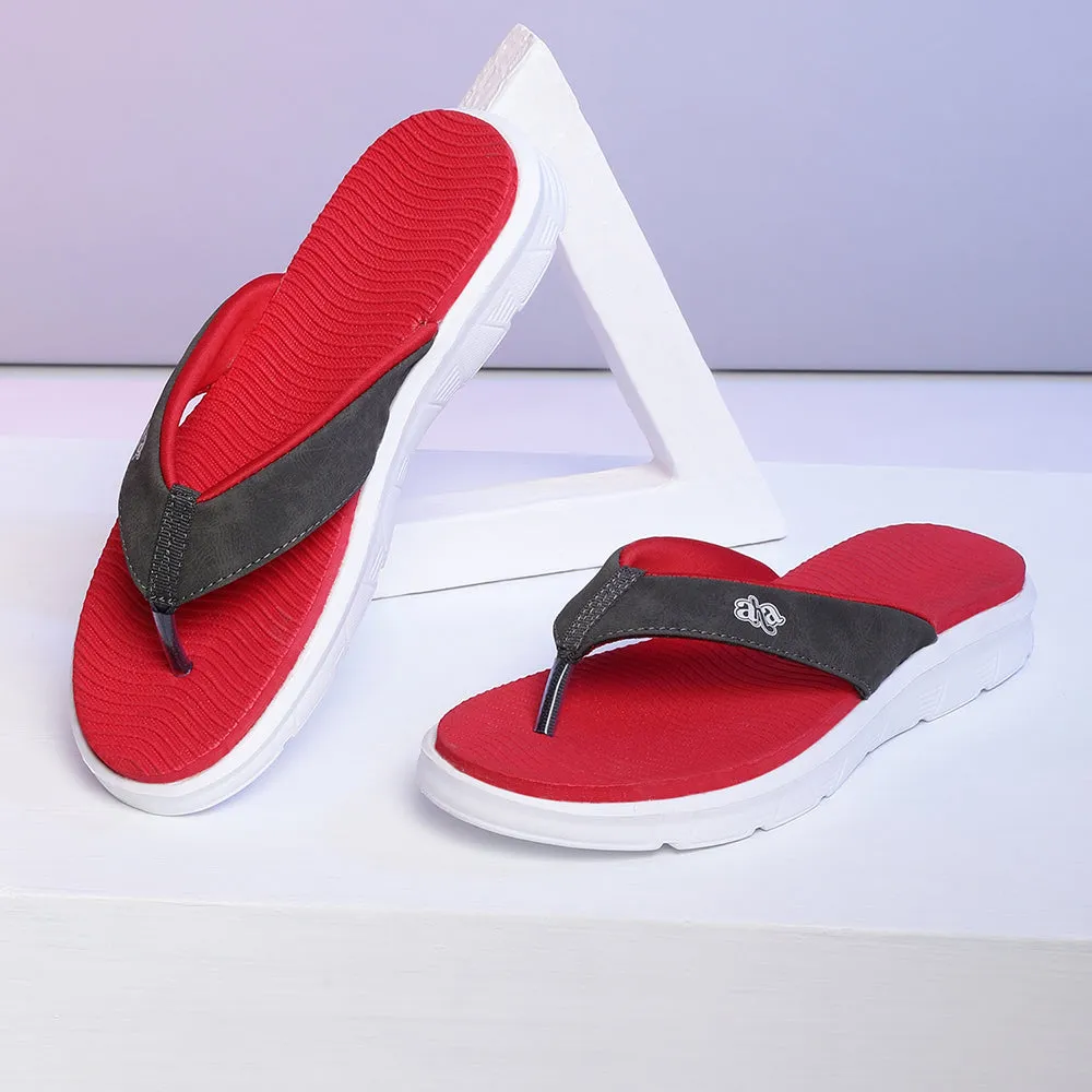 A-HA Casual Red Slipper For Women Cushion-3N By Liberty cross - country running option adaptive - sports