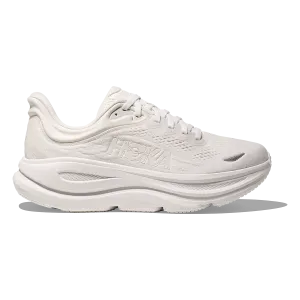 Hoka Bondi 9 White - White running in a kelp forest area shoes