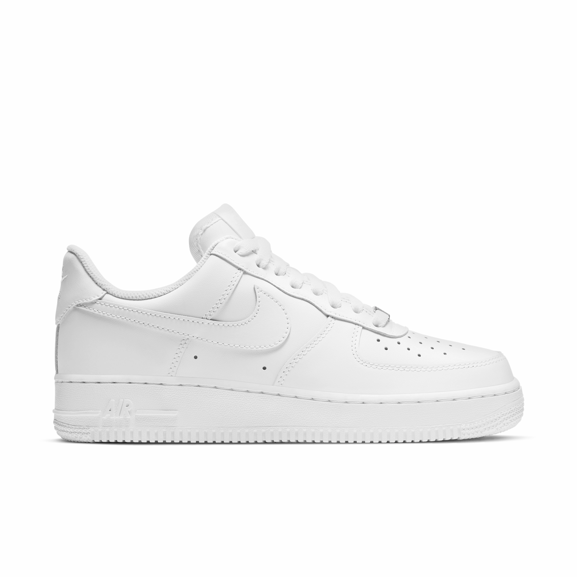 Women's Nike Air Force 1 '07 'White/White' Heart Rate Monitoring ergonomic shoes