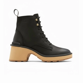 Sorel Women's Hi-Line Heel Lace - Black/Tawny Buff FourWayStretchClothing Elastic cuffs