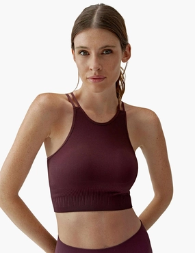 Versatile Comfort Naia Bra - Dark Cherry