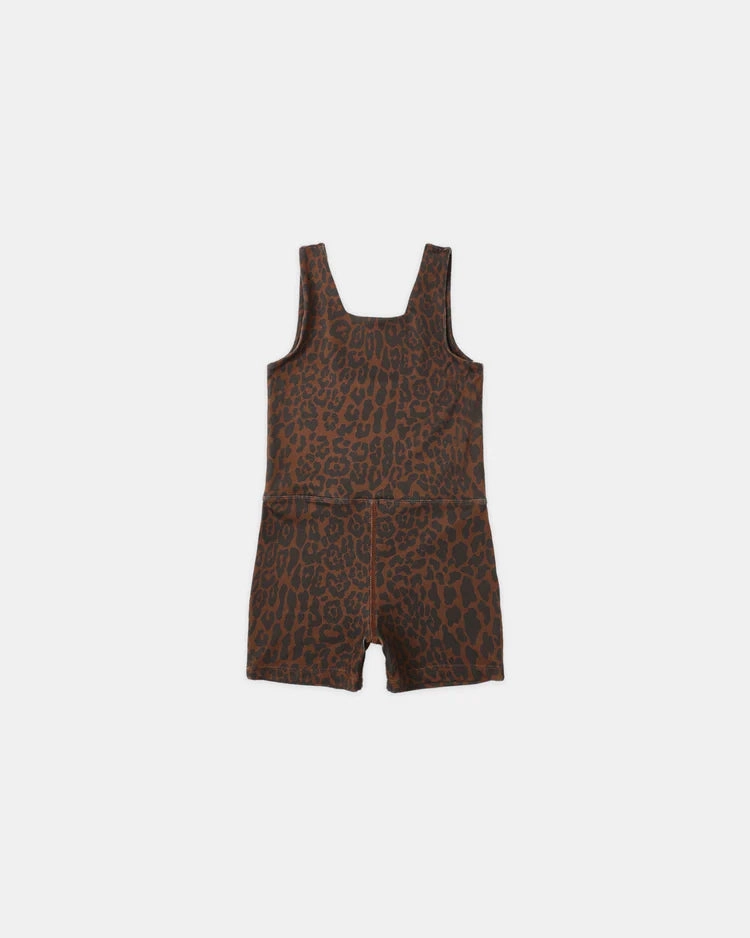 Jungle themed clothes for kids Rylee & Cru Malibu Bodysuit - Leopard