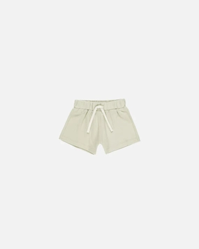Modern Rayon made kids' clothes Quincy Mae Play Shorts - Mint
