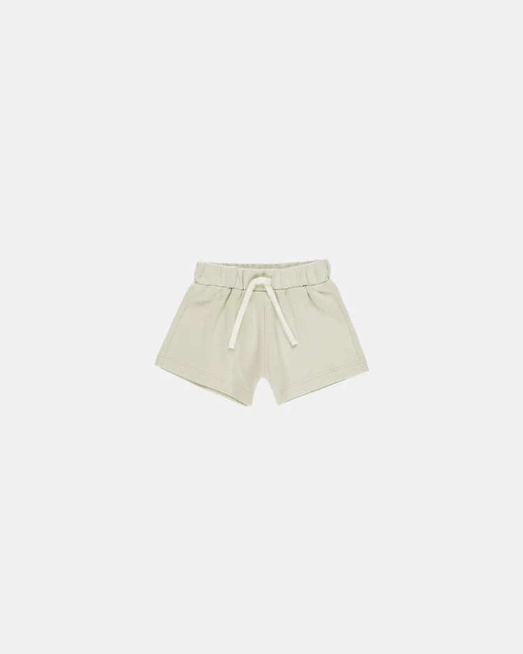 Modern Rayon made kids' clothes Quincy Mae Play Shorts - Mint