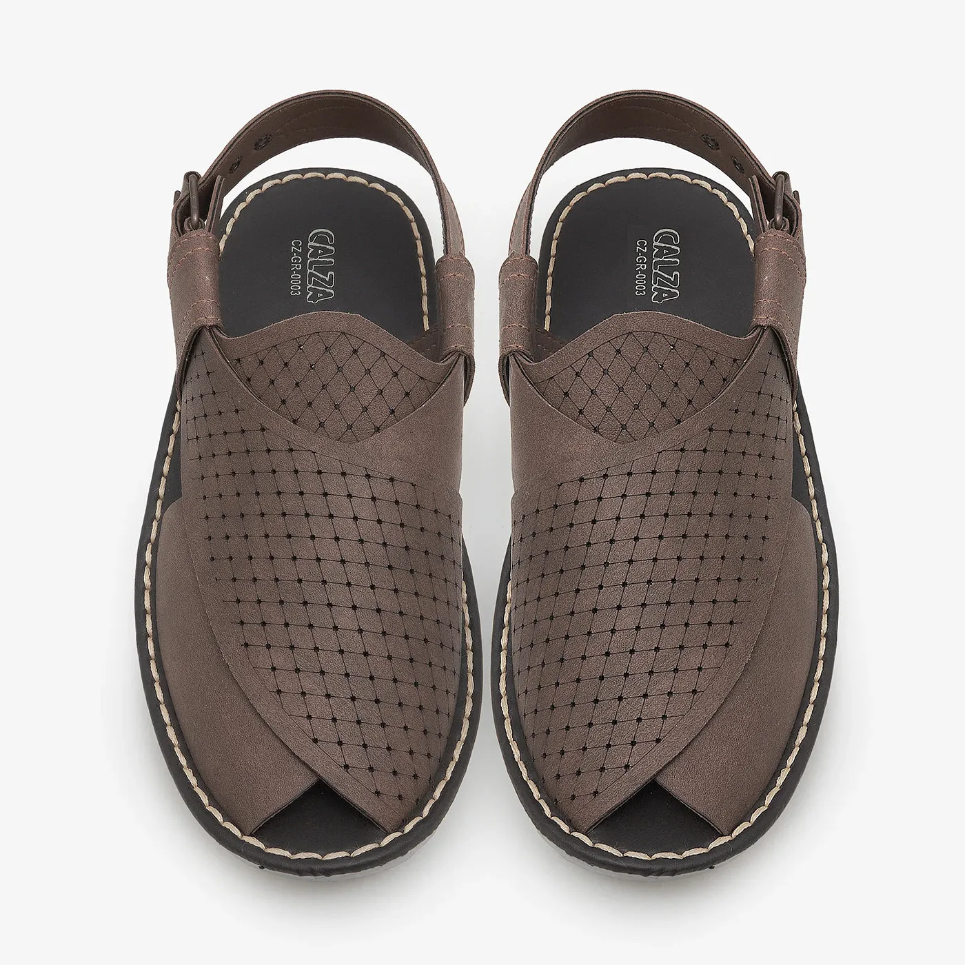 Sleek Peshawari Sandals for Men running in a cave area shoes Slip Resistant Base