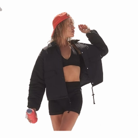 Free People Off The Bleachers Coaches Jacket Lightweight Vest