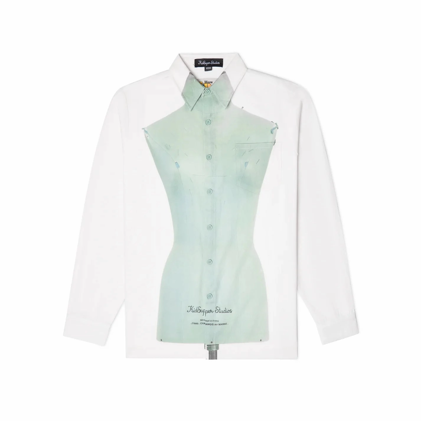 Casual Protection Kidsuper Dress Form Shirt-White