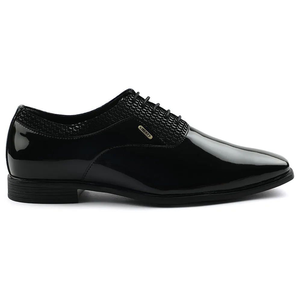 Fortune Black Formal Lacing Oxford Shoes For Mens A998-07 By Liberty comfort features