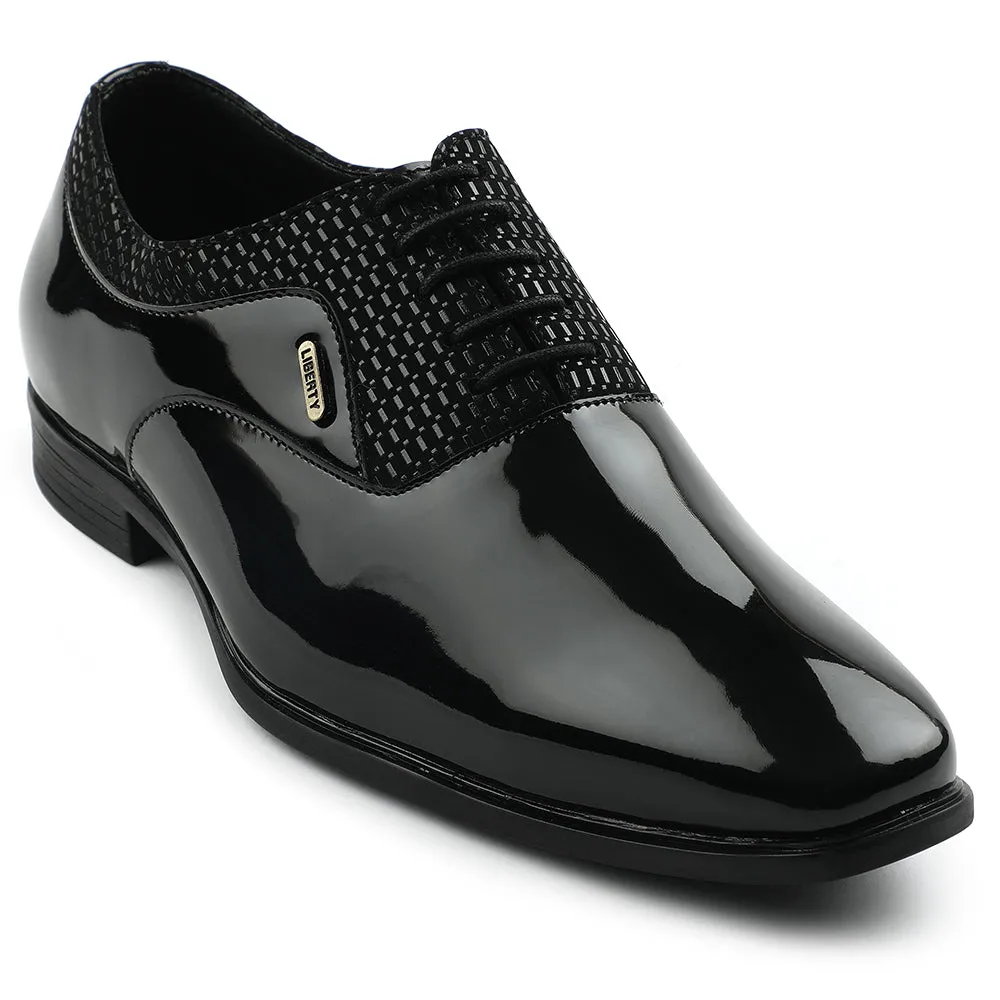 Speed Boost Fortune Black Formal Lacing Oxford Shoes For Mens A998-07 By Liberty