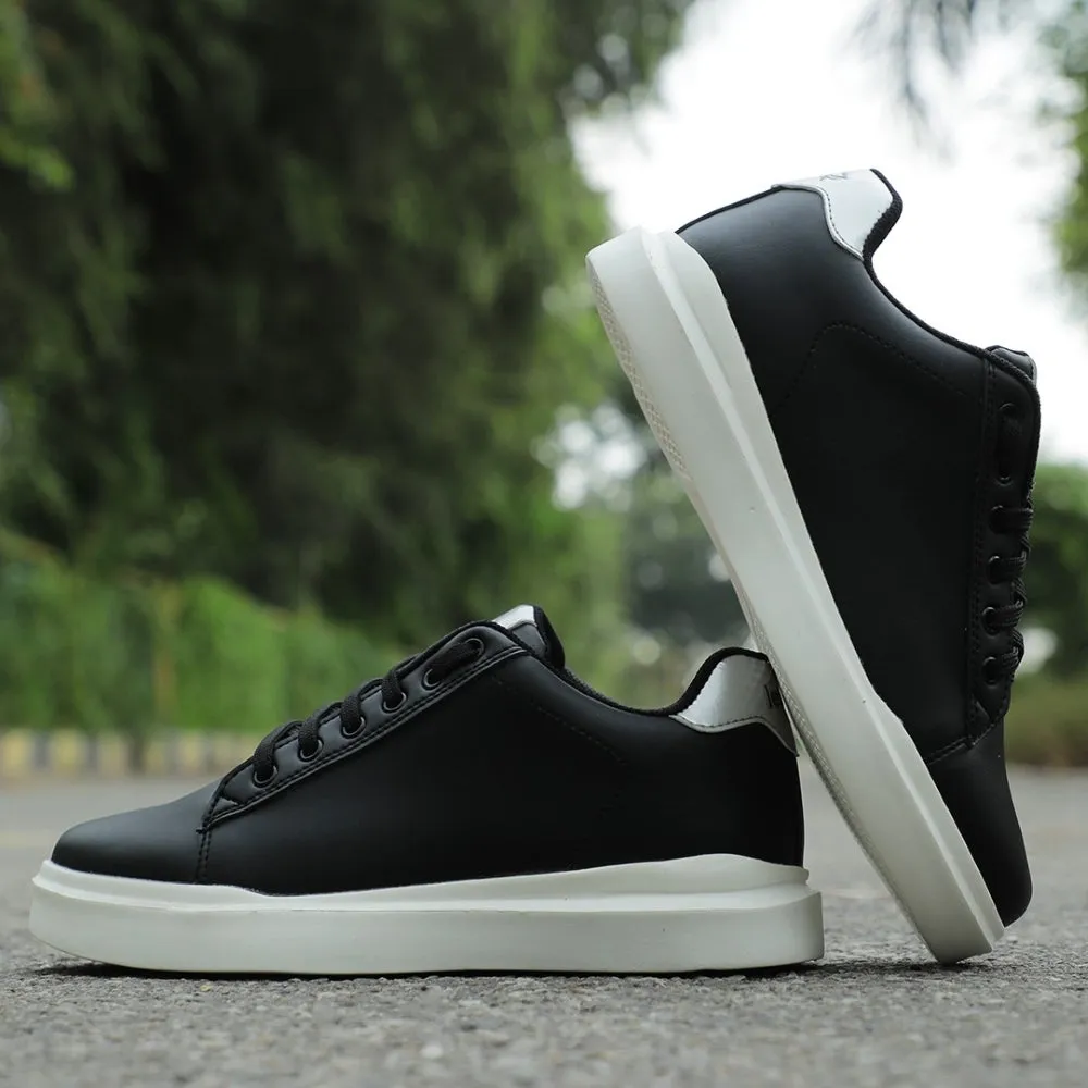 track - meet running shoes Leap7x Casual Black Sneakers For Women FEMINA-4E By Liberty