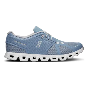 ON Cloud 5 - Chambray - White Flexible Groove Construction shock - dispersion - technology shoes