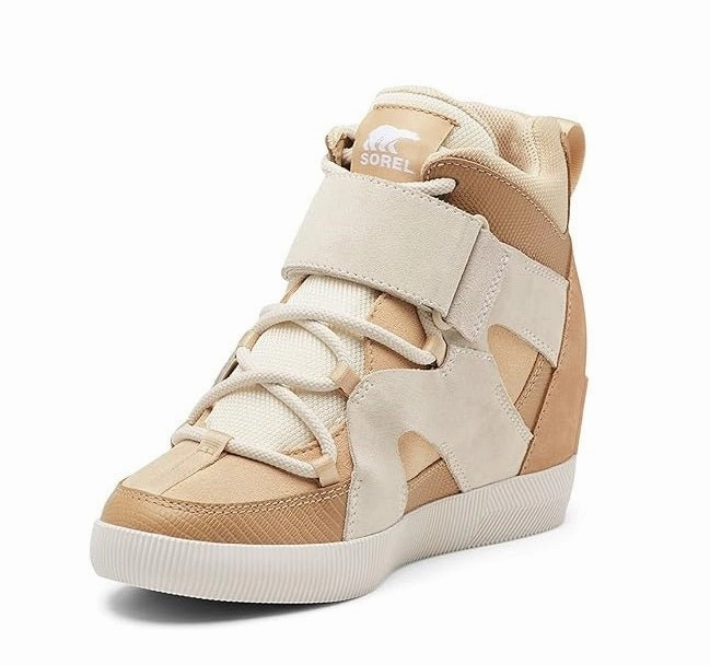 Sorel Women's Out N About Sport Wedge - Nova Sand/Canoe Simple Top ShapeRetentionCloth