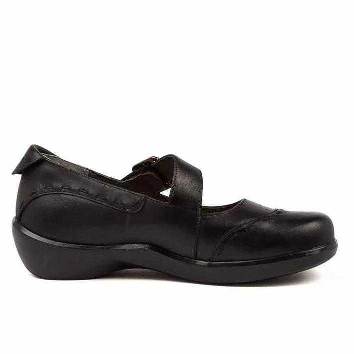 Sharp Edge Ziera Shoes Women's Angel Comfort Mary Jane - Black Leather