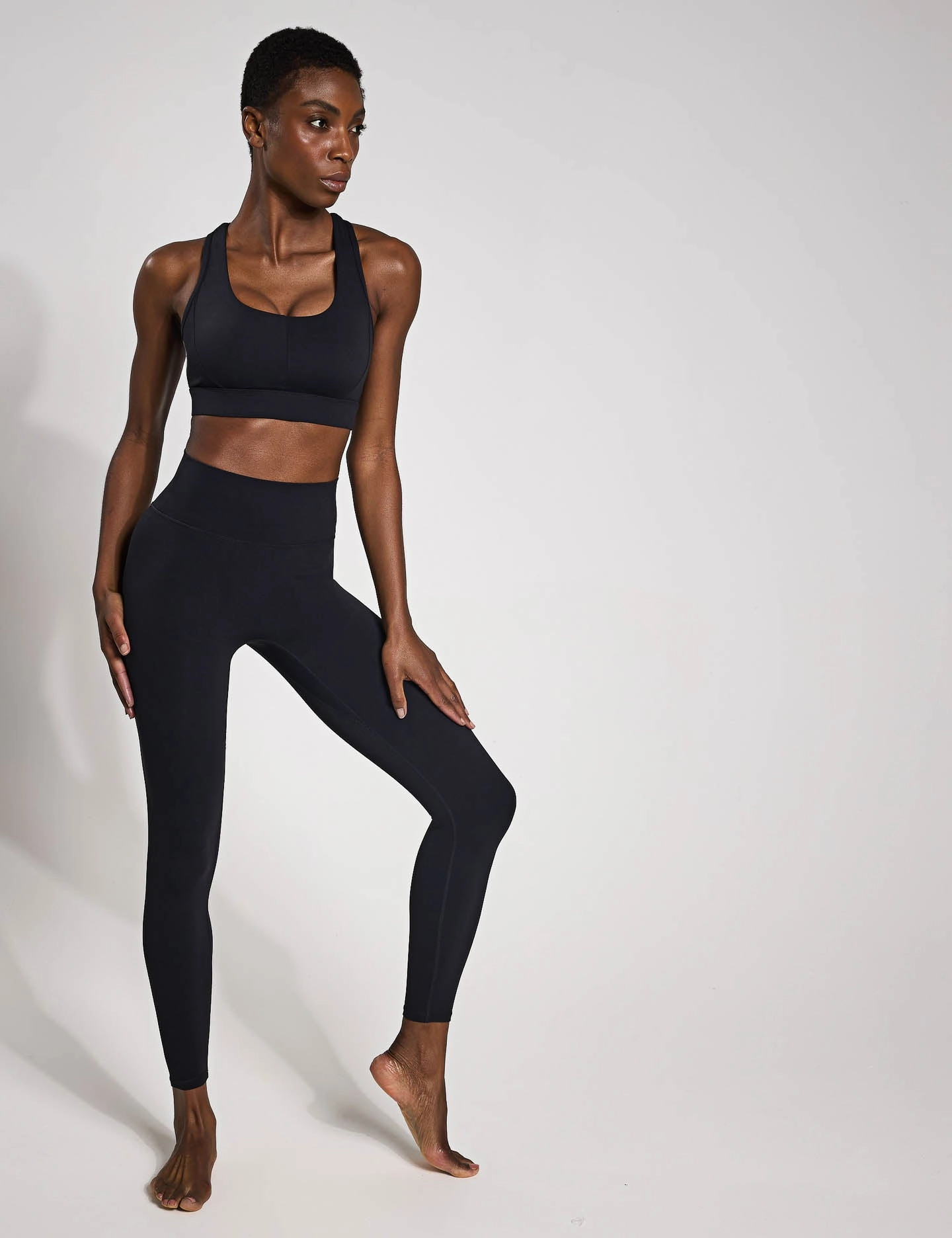 Chloe Cloud-Core Legging - Black Sleek and Stretchy