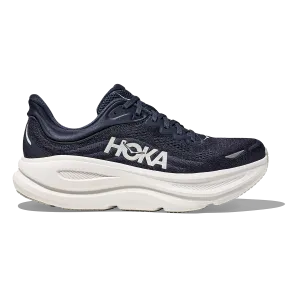 Hoka Bondi 9 Varsity Navy - White elastic band shoes marathon runners' shoes