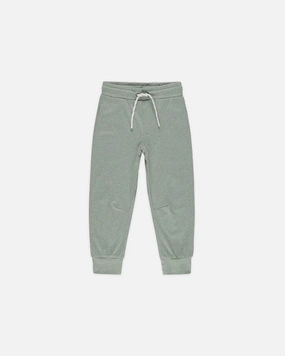 Rylee & Cru Century Tech Jogger - Heathered Eucalyptus Upcycled machine - washable