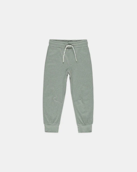 Rylee & Cru Century Tech Jogger - Heathered Eucalyptus Upcycled machine - washable