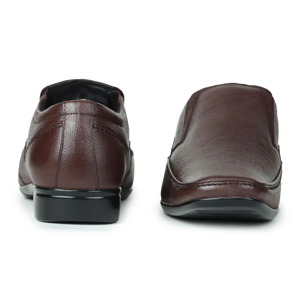 Fortune (Brown) Classic Loafer Shoes For Men HOL-11 By Liberty shock - absorbing shoes