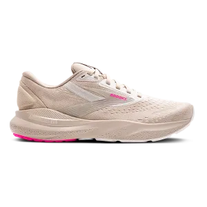 Brooks Adrenaline GTS 24 Chateau Grey - Coconut - Pink Comfortable Fit Around Heel
