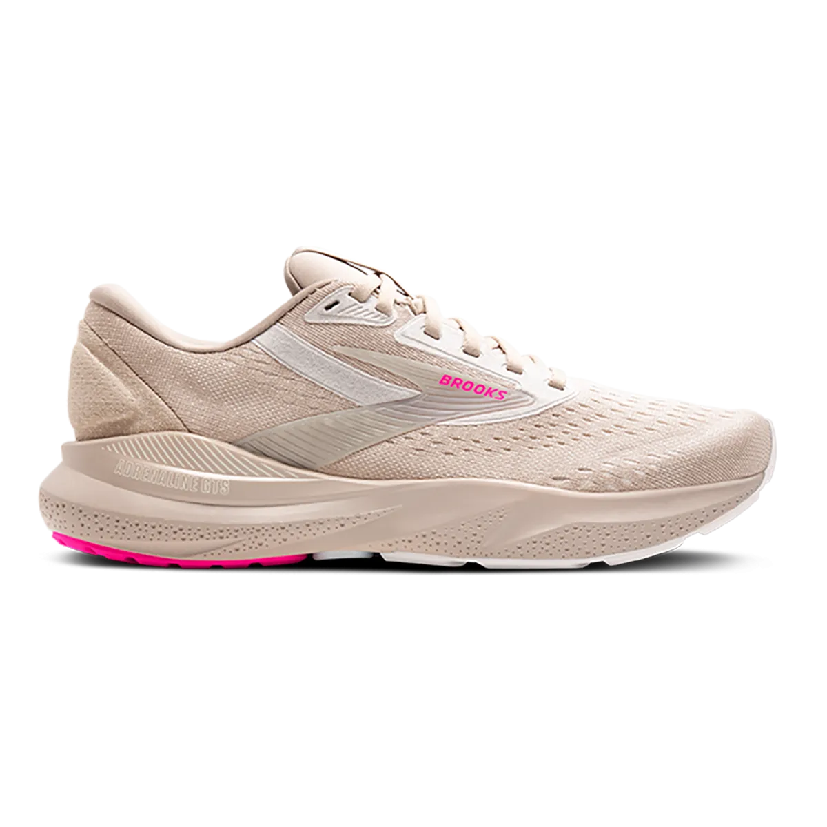 Anatomical Heel Cup Endurance Boost Brooks Adrenaline GTS 24 Chateau Grey - Coconut - Pink