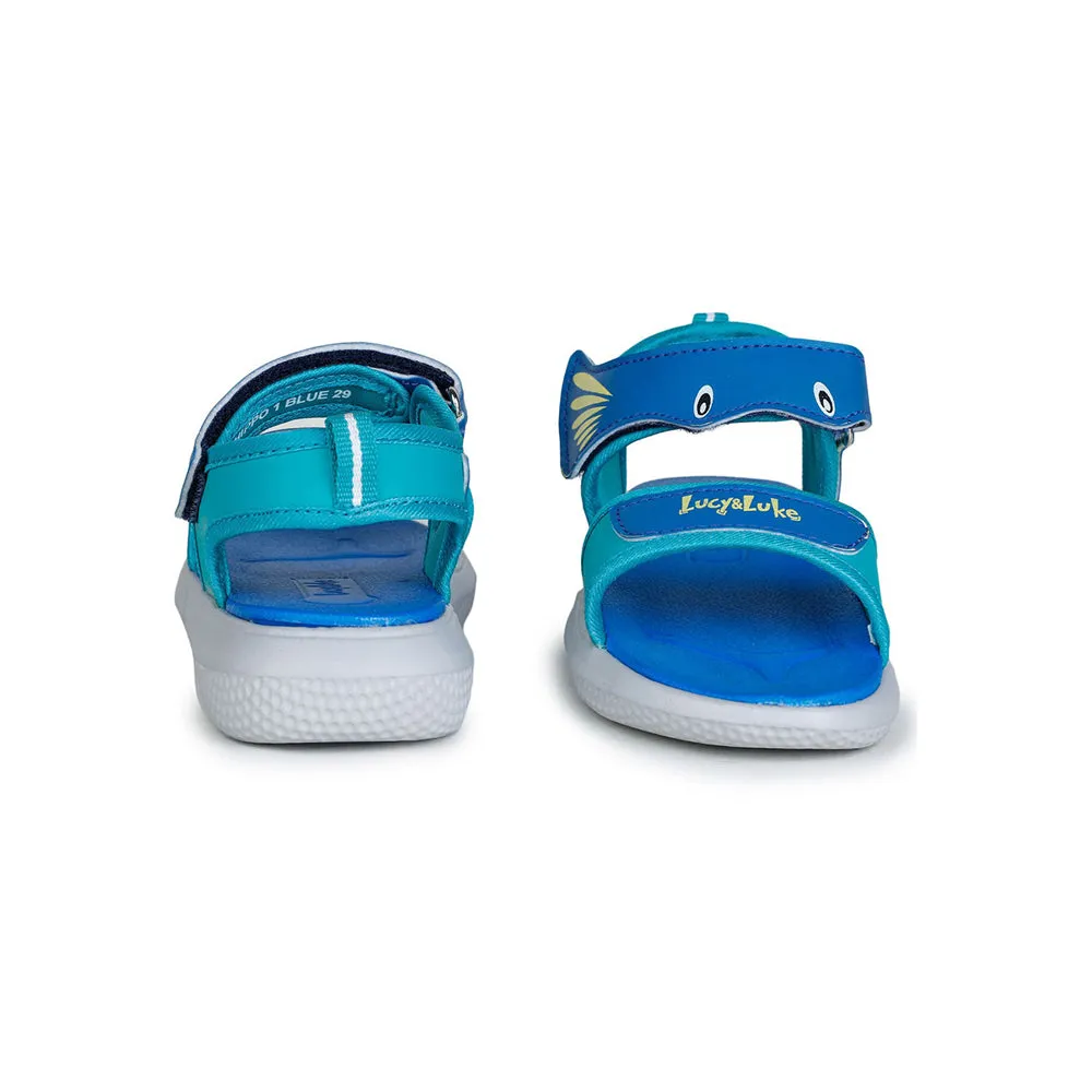Lucy & Luke Blue Casual Sandal For Kids HIPPO-1 By Liberty Colossal durability full - length midsole running shoes