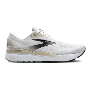 Fast Run Brooks Ghost 16 - White - Pelican - Oyster