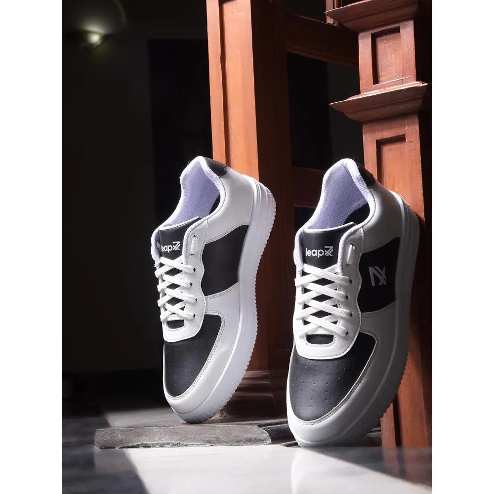 Adaptive Response Cushion shock - absorbing sole shoes Leap7x Casual Black Lacing Sneakers For Men DUGLAS-1E By Liberty