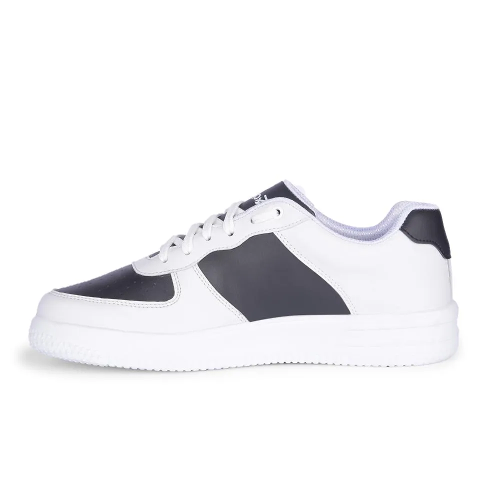 Leap7x Casual Black Lacing Sneakers For Men DUGLAS-1E By Liberty Comfortable fit Pressure Dispersion Grid